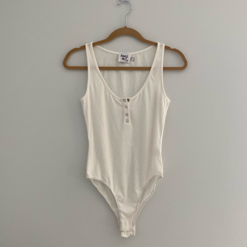 Princess Polly Ribbed Bodysuit - Picture 1 of 2